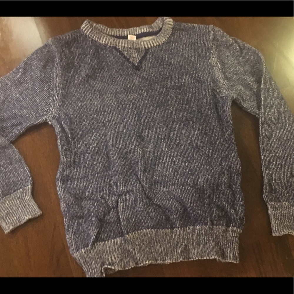 Boys dark blue sweater